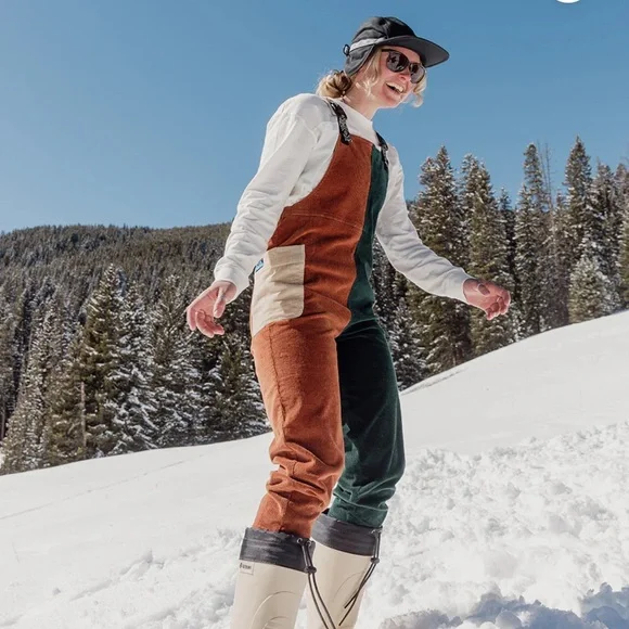 Kavu Two-Tone Jumpsuit - Brown and Green - Picture 3 of 3